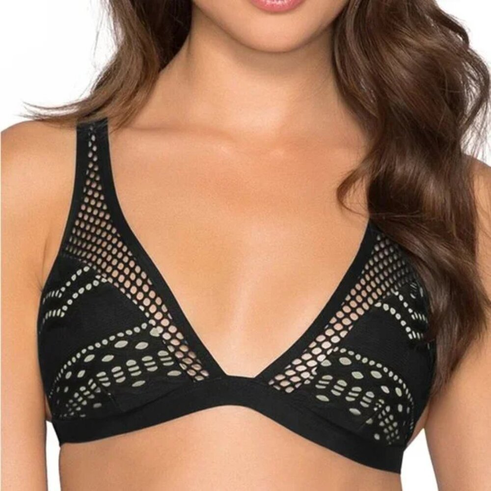 Jets Australia Impressions Tri Bikini Top (size 12) NWT